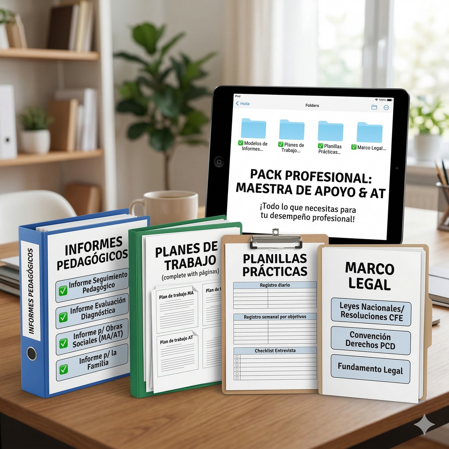 Pack de Informes y Planificaciones para Maestros de Apoyo y Acompañantes Terapéuticos